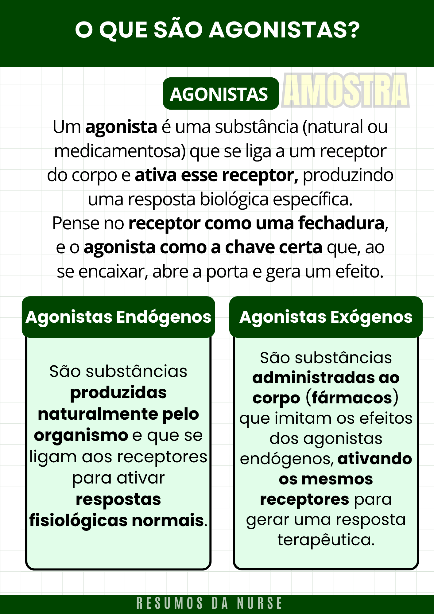 O quê são agonistas?